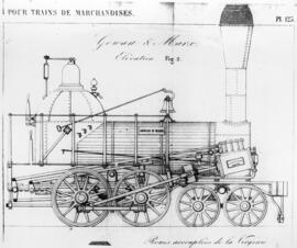 Gráficos de locomotoras de vapor / material rodante