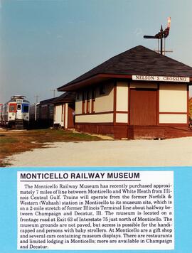 Instalaciones del Monticello Railway Museum, Illinois.