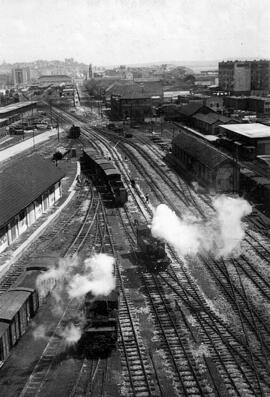 Estación de clasificación de material (Mercancías) de Santander de la Compañía del Ferrocarril Ca...