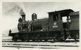 Locomotora de vapor 130 - 2125 "Huércal" de la serie 130 - 2121 a 2145 de RENFE, ex ser...