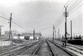 Estación de San Andrés Condal de la línea de Barcelona a Portbou o de Barcelona a Cerbère