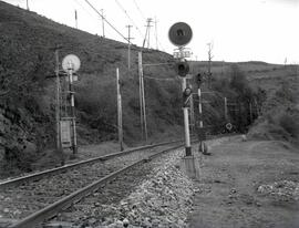 C.T.C. entre las estaciones de La Granja y Ponferrada. Línea de Palencia a La Coruña