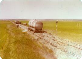 Descarrilamiento de un tren de vino (CK-1) en el km 28+600 de la línea Salamanca a Fuentes de Oñoro