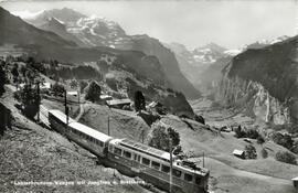 Vista del ferrocarril de cremallera Wengeralpbahn (WAB)