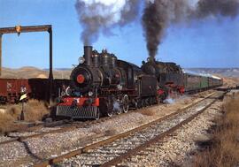 Locomotora Aragón y locomotora Escatrón. Restauradas por Diputación de Zaragoza y Taller Delicias...