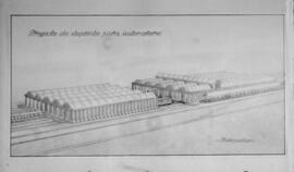 Proyecto del depósito de automotores en Madrid - Cerro Negro