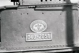 Locomotora de vapor RENFE 040 - 2051, ex MZA nº 535, fabricada por Schneider et Cie en 1866 con n...