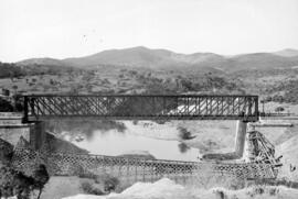 Puente de Guarrizas III, de dos tramos, en el km 285,058 de la línea de Manzanares a Córdoba, den...