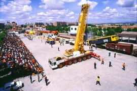 Simulacro de accidente ferroviario