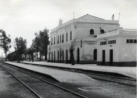 Estación de Fregenal de la Sierra en la línea de Zafra a Huelva