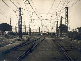 Electrificación en la estación de Peñuelas en Madrid