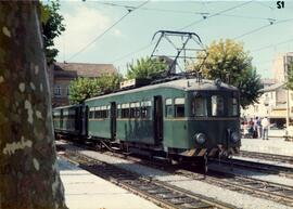 Automotor eléctrico FEVE para los Ferrocarrils de la Generalitat Valencia de la serie "Cincu...