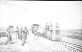 Maniobras en Cuatro Vientos del Servicio Militar de Ferrocarriles