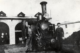 Locomotora de vapor sistema Compound nº 8 de rodaje 031 T del Tranvía de vapor de Onda al Grao de...