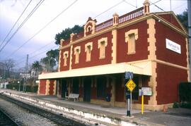 Perspectiva general de la estación de Martorell - Vila de los Ferrocarrils de la Generalitat de C...