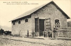 Muelle de la estación de Santa María y la Peña