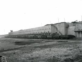 Cargadero de carbón de la estación de Ponferrada de la línea de Palencia a La Coruña
