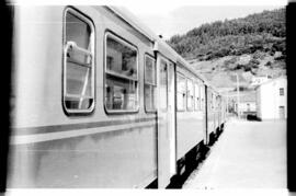 Inauguración del tramo Vivero - Vegadeo de la línea de Ferrol a Gijón el 21 junio 1968
