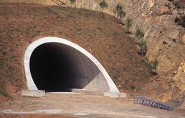 Construcción del túnel de Ateca