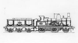 Gráficos de locomotoras de vapor / material rodante