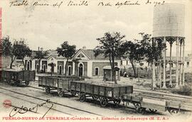 Estación de Peñarroya de la línea de Almorchón a Belmez de la Compañía MZA