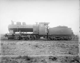 Locomotora de vapor tipo 040 nº 1022 de MZA, de la serie 1001 a1030, posterior RENFE 040-2457. Co...