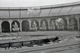 Depósito de locomotoras de la estación de Alcázar de San Juan