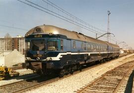 Automotor diésel serie 597 - 058 - 7 de RENFE, TER (Tren Español Rápido) (ex 9701 a 9760), constr...