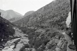 Paisaje en las proximidades del Barranco del Infierno, situado entre los municipios de Lorcha y V...