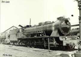 Locomotora de vapor 241 - 2081 "Montaña" (serie RENFE 241-2001 a 2095) (ex serie MZA 17...