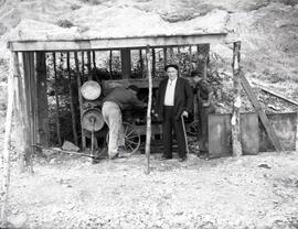 Cantera de Osebe (La Coruña), de la línea Pontevedra a Santiago