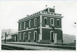 Estación de García de la línea de Madrid a Barcelona
