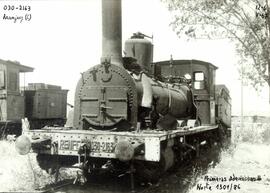 Locomotora de vapor 030 - 2163 de RENFE, primeras adquisiciones Compañía del Norte ex 1338 de la ...