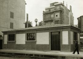 Almacén de expediciones de la estación de Pontevedra en la línea de Redondela a Pontevedra