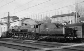 Locomotora de vapor 242 F - 2001 Confederación (serie RENFE 242F-2001 a 2010) fabricada por la MTM