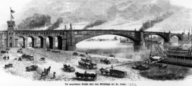 Puente sobre el Mississippi en S. Louis.