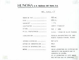 LOCOMOTORAS MINERAS DE HUNOSA