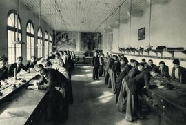 Clase de la Escuela de Trabajo de la Compañía Anónima Basconia