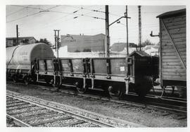 Vagón de mercancías abierto tipo PX fv 530.019 en la estación de Alcázar de San Juan