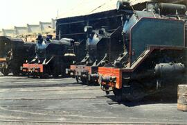 Locomotoras de vapor 141F Mikado de RENFE