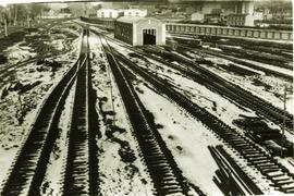 TÍTULO DEL ÁLBUM : Parte semestral de obras / Red Nacional de los Ferrocarriles Españoles. Vía y ...