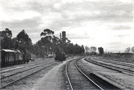 Salida estación de Blanes de la línea de Barcelona-Término a Massanet-Massanas (vía Mataró)