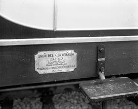 Exposición del Centenario del Ferrocarril en 1948 en Barcelona