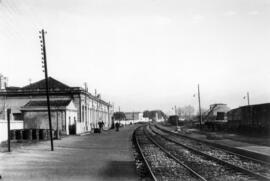 Panorámica de la estación de Vendrell, lado Tarragona