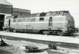 Locomotora diésel hidromecánica 340 - 029 - 8 de la serie 340 - 001 a 032 de RENFE, ex. 4005 de l...