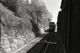 Plano inclinado de San Pedro o de la Florida y estación de la Florida del Ferrocarril de Langreo