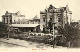 Estación de Huelva de la Compañía MZA