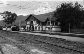 Estación de Miravalles de la línea de Castejón a Bilbao