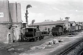 Depósito de material de la estación de Alicante - Benalúa de la línea de Alicante a Murcia