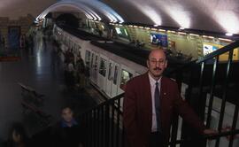 Jefes de estación de los Ferrocarrils de la Generalitat de Catalunya (FGC) y Transportes Metropol...